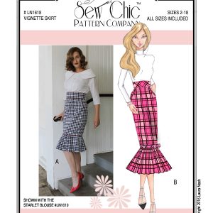 Sew Chic Vignette Skirt LN1618