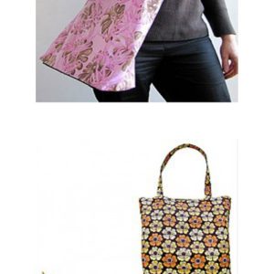 You Sew Girl Zip Away Shopping Bag Downloadable Pattern B1201