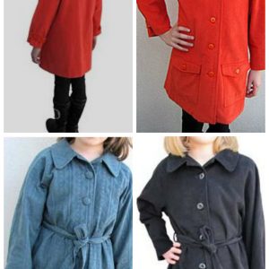 You Sew Girl Tween Seasons Coat Downloadable Pattern C1302
