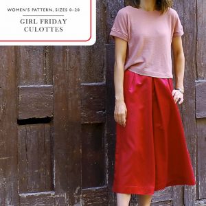 Liesl + Co. Girl Friday Culottes Downloadable Pattern LC012GF