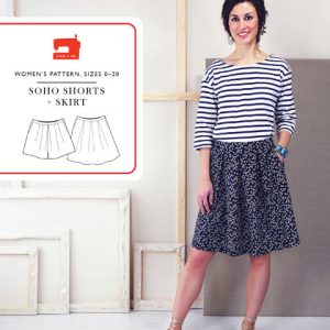 Liesl + Co. SoHo Shorts + Skirt Downloadable Pattern LC017SS