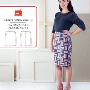 Liesl + Co. Extra Sharp Pencil Skirt Downloadable Pattern LC022PS