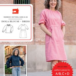 Liesl + Co. Isola Blouse and Dress Downloadable Pattern LC062IB