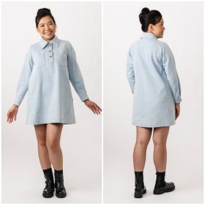 Named Clothing Loviisa Denim Dress Downloadable Pattern