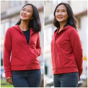 Itch to Stitch Nazare Zip-up hoodie Downloadable Pattern ITS108