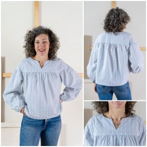 Liesl + Co. Positano Blouse and Dress Downloadable Pattern LC060PB1