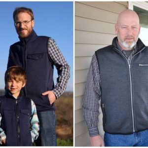 5 out of 4 Patterns Redwood Fleece Vest Downloadable Pattern