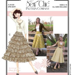 Sew Chic Spin Skirt ln1209