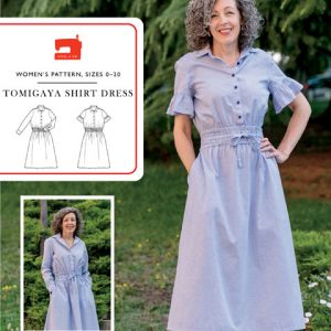 Liesl + Co. Tomigaya Shirt Dress Downloadable Pattern LC064TD
