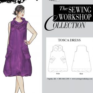 Sewing Workshop Tosca Dress Downloadable Pattern