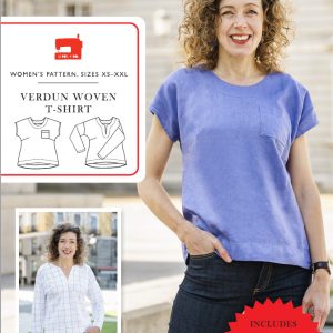 Liesl + Co. Verdun Woven Shirt Downloadable Pattern LC042VW
